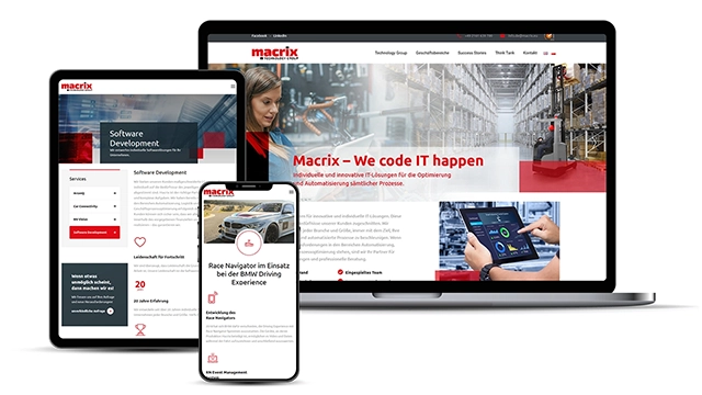 Macrix Software GmbH Website