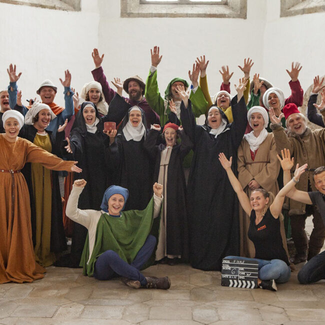 Heilige und Halunken VR-Videoproduktion Landesmuseum Württemberg Gruppenbild