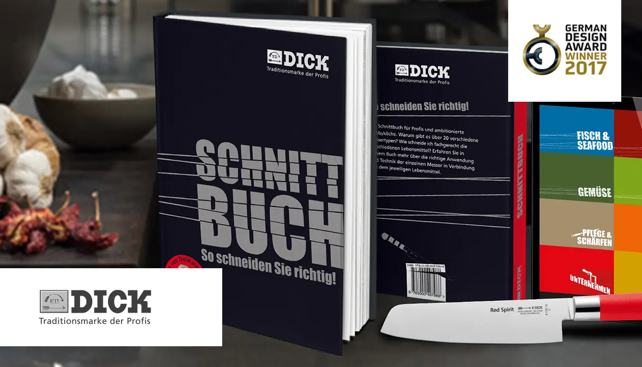 DICK Schnittbuch Gewinner German Design Award 2017