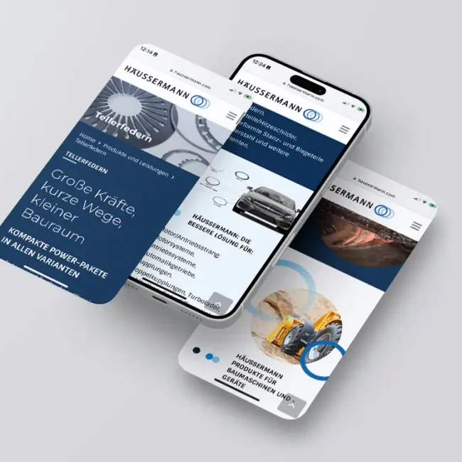 Mobile Version Website HÄUSSERMANN