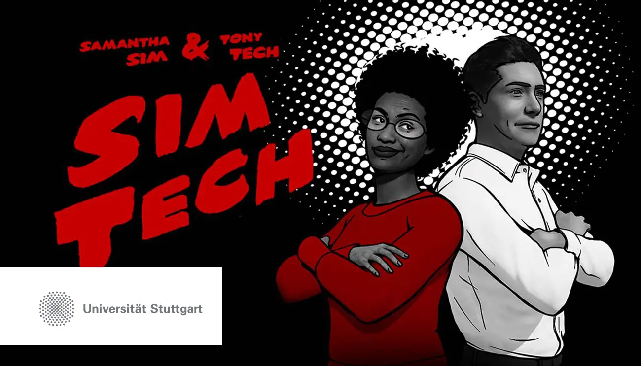 Sim und Tech ermitteln uni Stuttgart SimTech Comicserie