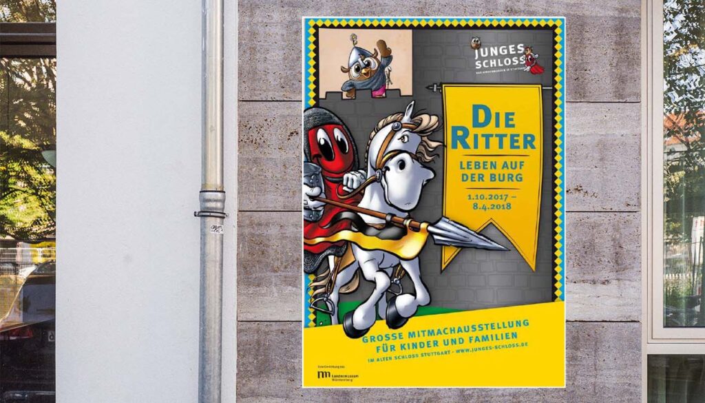 Die Ritter leben auf der Burg Kinderausstellung im Landesmuseum Württemberg