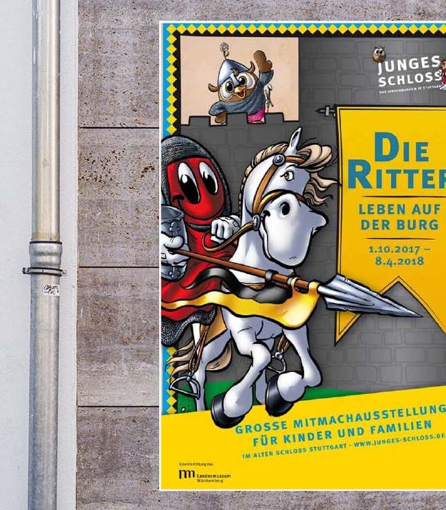 Die Ritter leben auf der Burg Kinderausstellung im Landesmuseum Württemberg