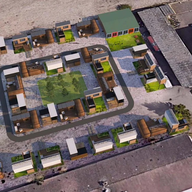 3D-Visualisierung für ein Urban Social Village. Agentur Stuttgart Esslingen