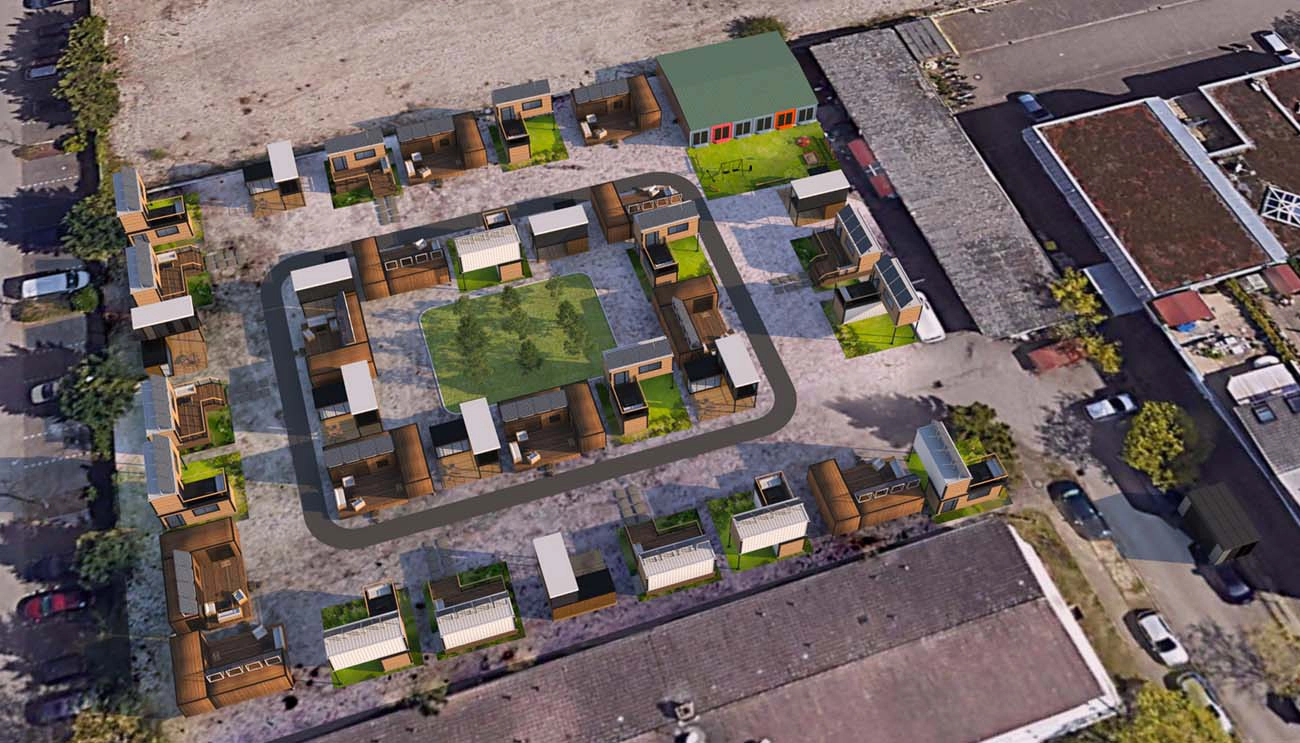 3D-Visualisierung für ein Urban Social Village. Agentur Stuttgart Esslingen