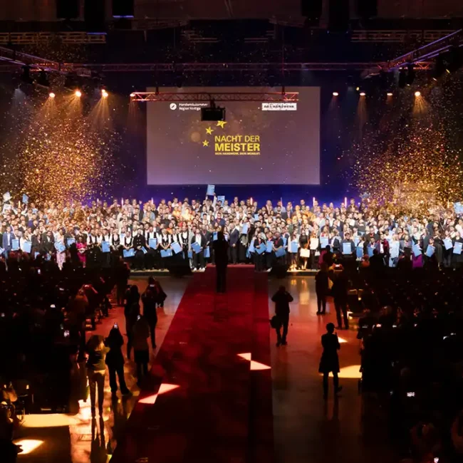 Organisation des Events der HWK Meisterfeier 2025